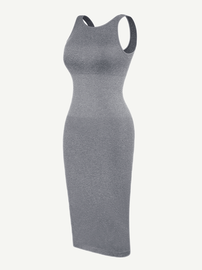 Seamless Eco-friendly Large U-back Built-in Shaper Dress