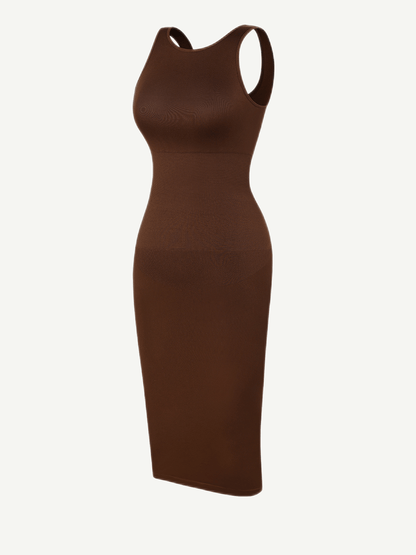 Seamless Eco-friendly Large U-back Built-in Shaper Dress