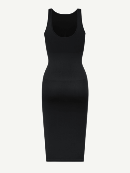 FeelinGirl Nahtloses, umweltfreundliches, großes U-Rücken-Kleid mit integriertem Shaper 