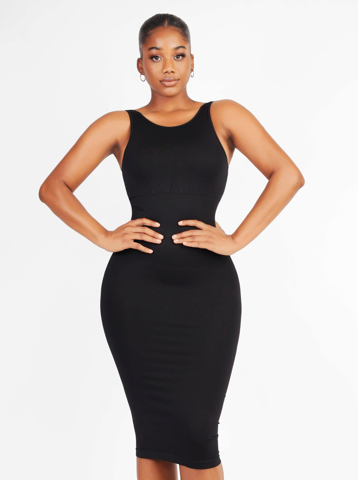 Seamless Eco-friendly Large U-back Built-in Shaper Dress