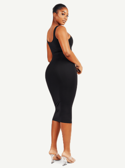 Seamless Eco-friendly Large U-back Built-in Shaper Dress