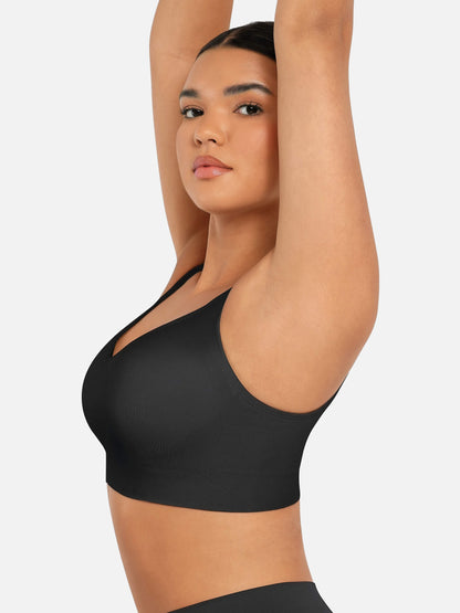 Built-in Soft Cups Full Coverage Wireless Bras