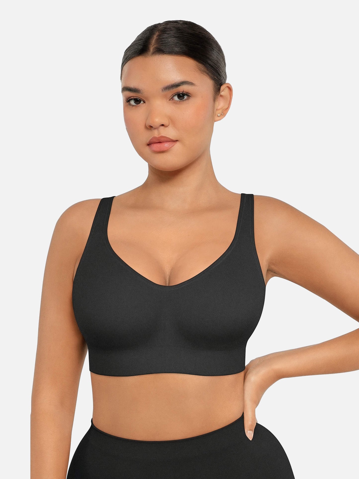 Built-in Soft Cups Full Coverage Wireless Bras