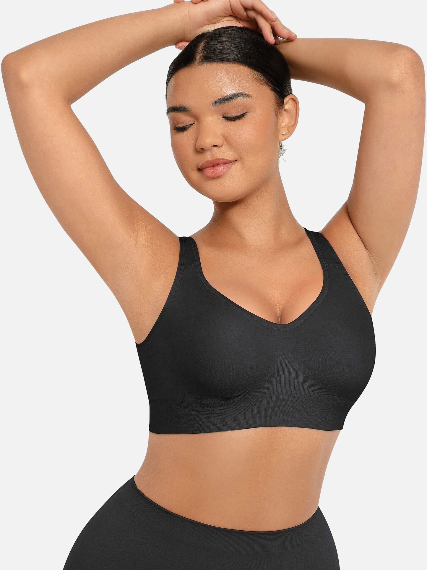 Built-in Soft Cups Full Coverage Wireless Bras