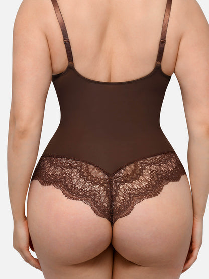 Low-back Ultra-versatile Lace Bodysuit