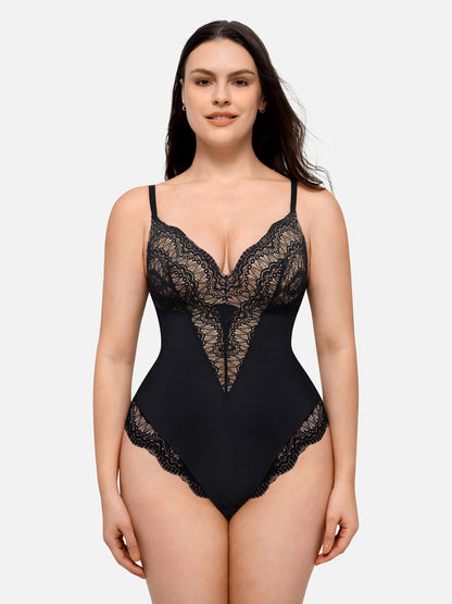 Low-back Ultra-versatile Lace Bodysuit