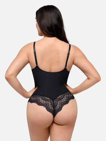 Low-back Ultra-versatile Lace Bodysuit