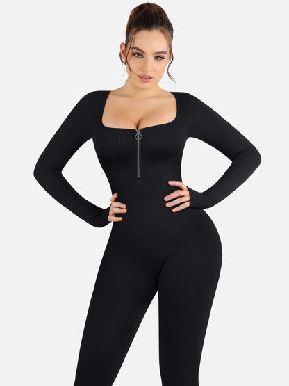 Full Body Tummy Control Long Sleeve Jumpsuits