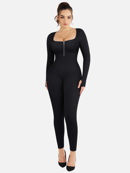 Full Body Tummy Control Long Sleeve Jumpsuits