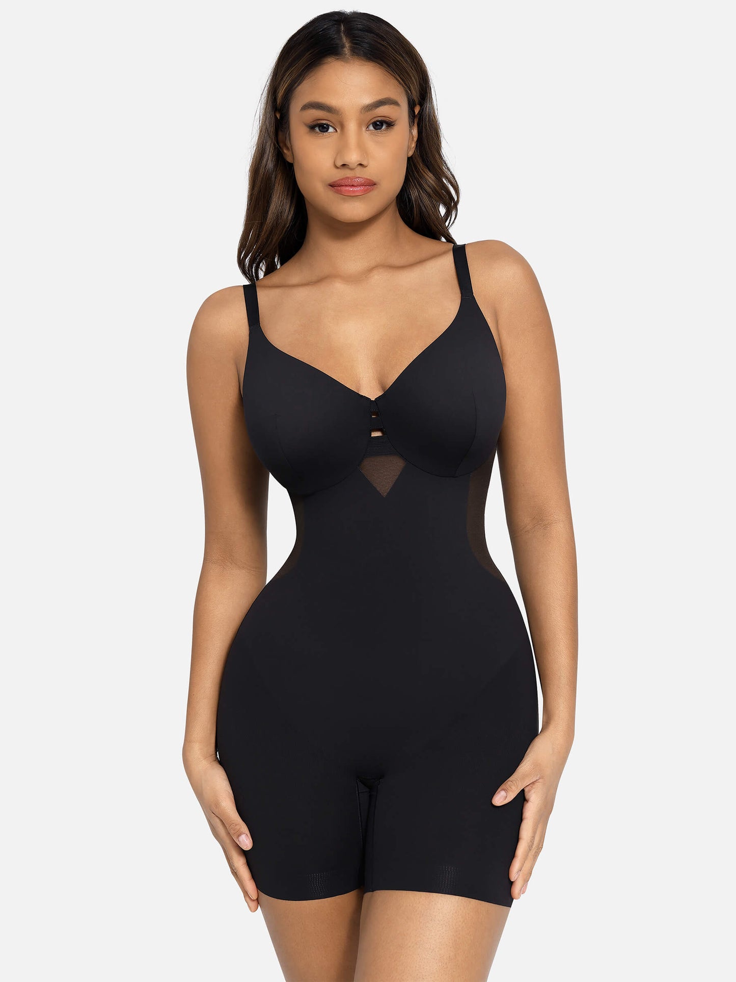 Shapewear gainant sans couture pour le contrôle des cuisses et le lifting des seins