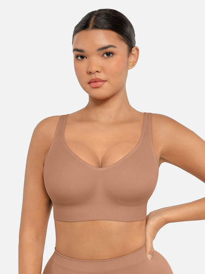 Soutien-gorge sans armatures à bonnets souples intégrés Feelingirl