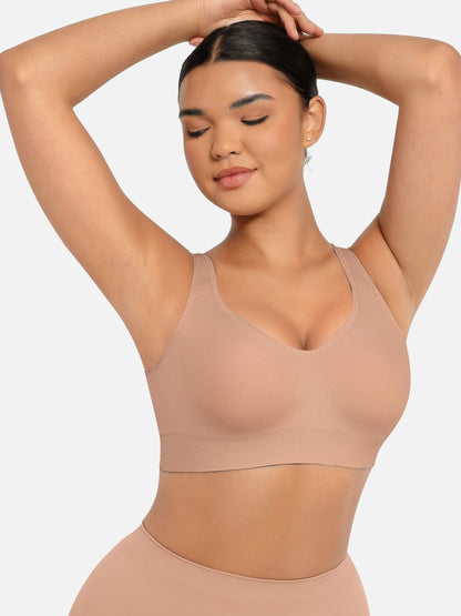 Soutien-gorge sans armatures à bonnets souples intégrés Feelingirl