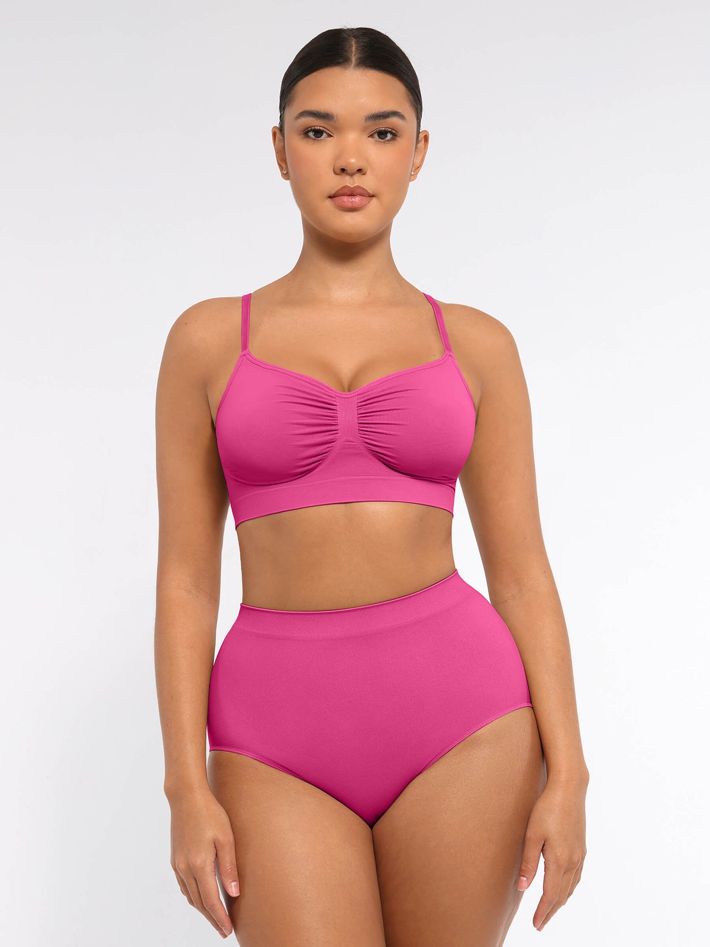 Wireless Bra & Seamless Tummy Control Brief Set