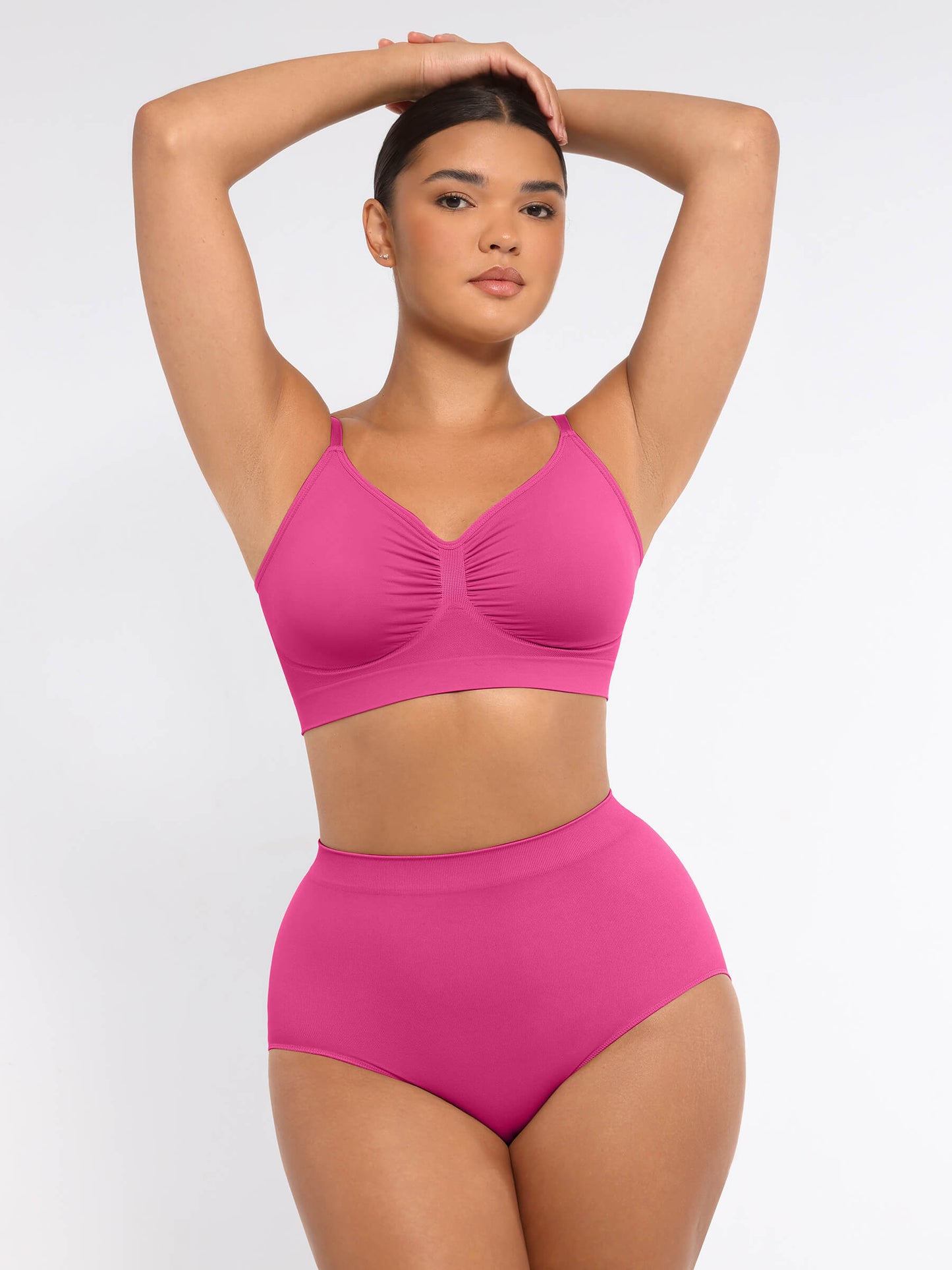 Wireless Bra & Seamless Tummy Control Brief Set