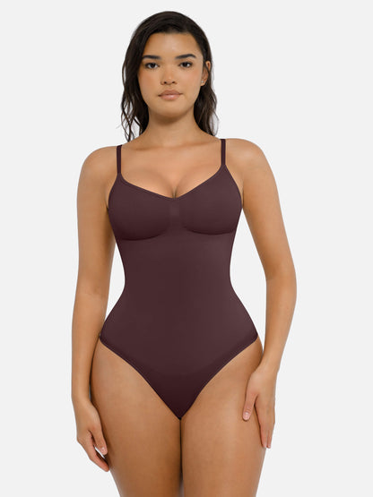 Tummy Control Seamless Thong Bodysuit
