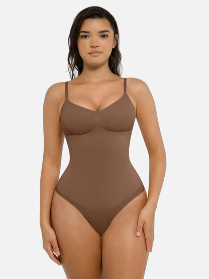 Tummy Control Seamless Thong Bodysuit