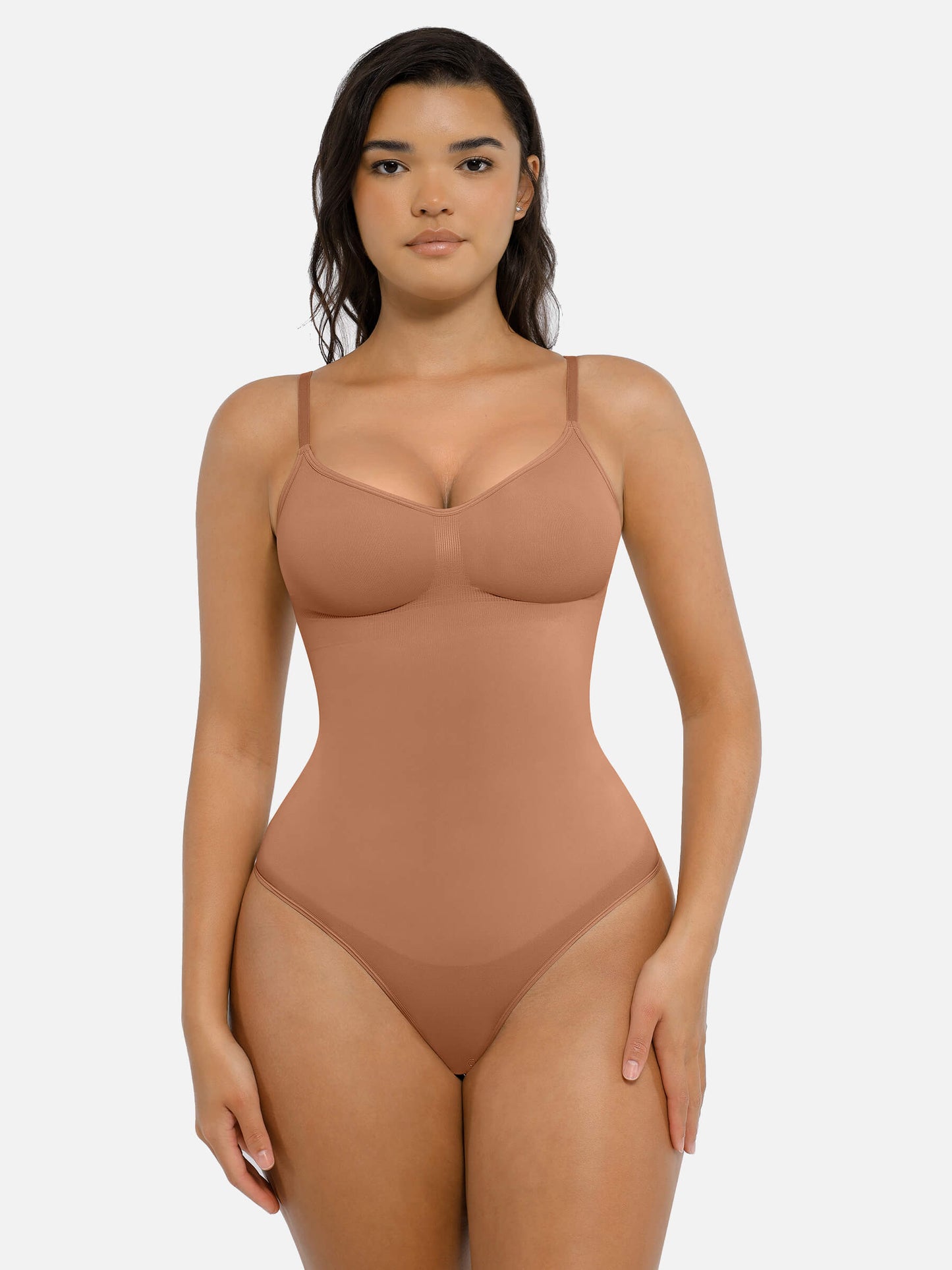 Tummy Control Seamless Thong Bodysuit