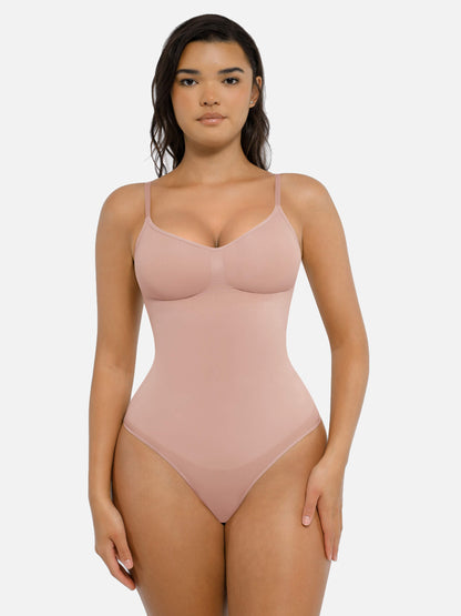 Tummy Control Seamless Thong Bodysuit