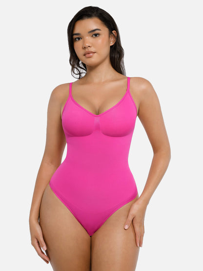 Tummy Control Seamless Thong Bodysuit