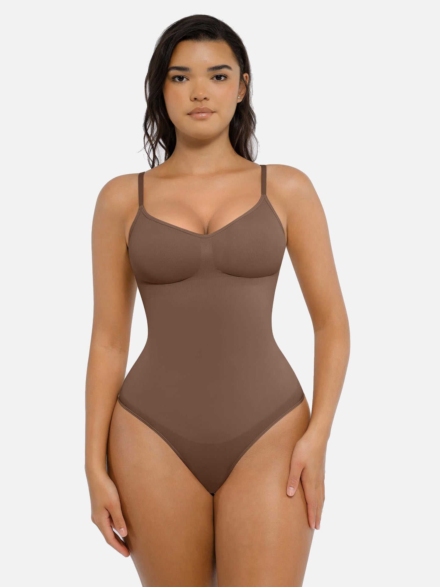 Tummy Control Seamless Thong Bodysuit