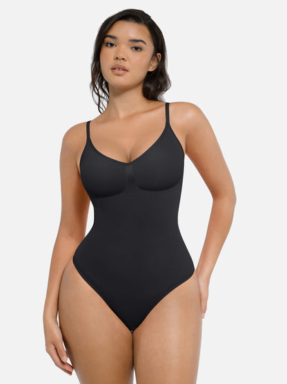 Tummy Control Seamless Thong Bodysuit