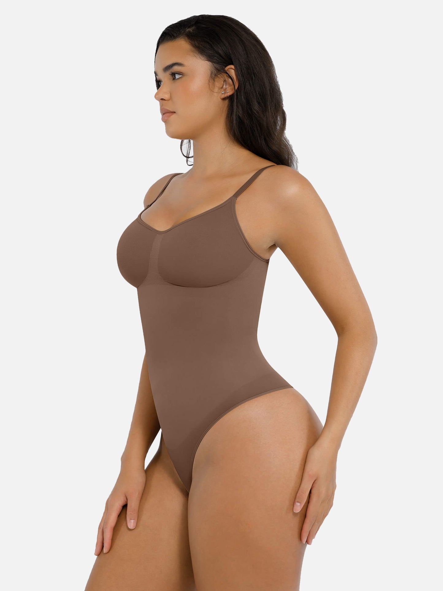 Tummy Control Seamless Thong Bodysuit