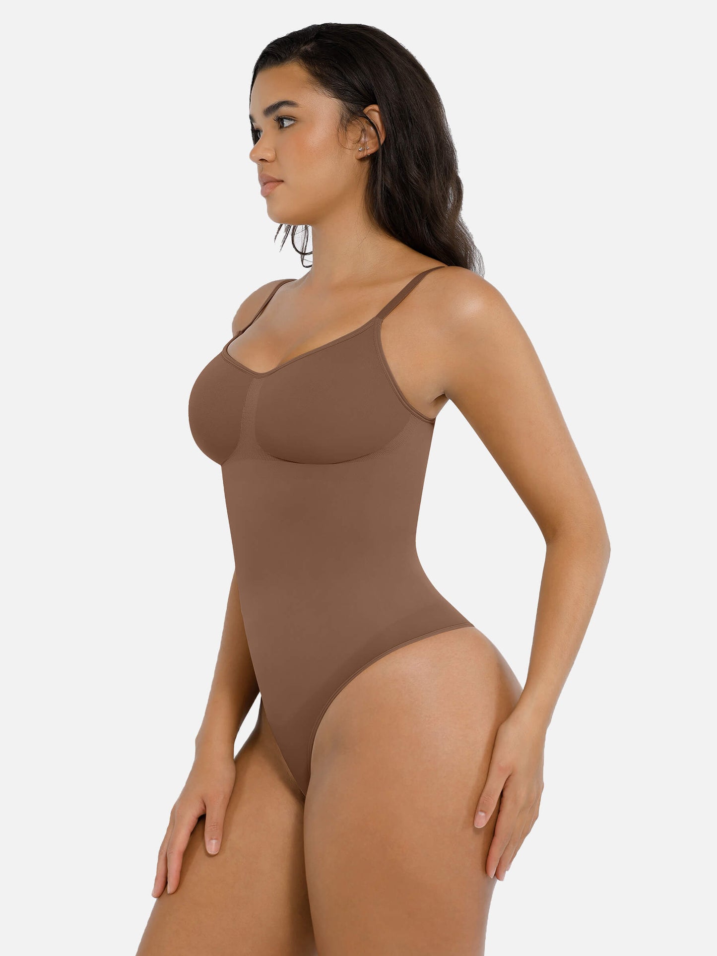 Tummy Control Seamless Thong Bodysuit