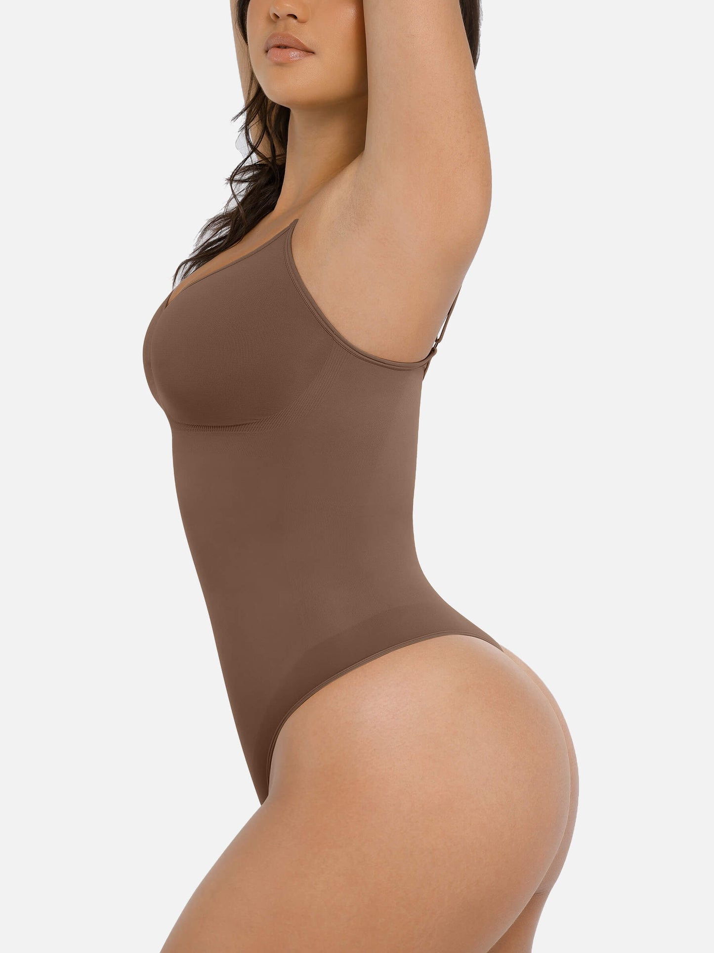 Tummy Control Seamless Thong Bodysuit
