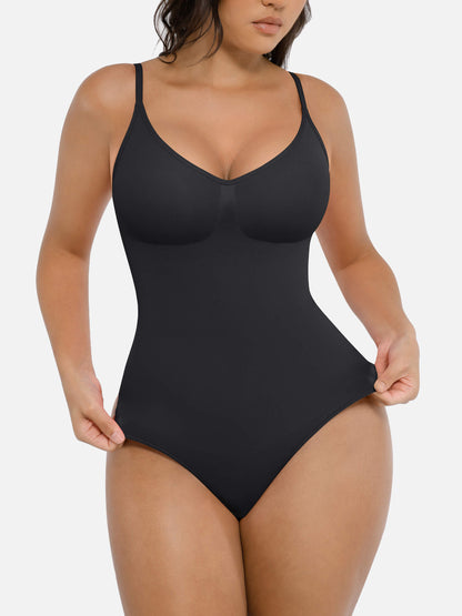 Tummy Control Seamless Thong Bodysuit