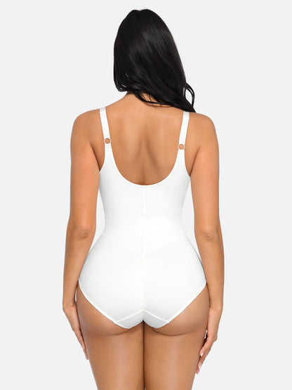 V Neck Tummy Control Bodysuit