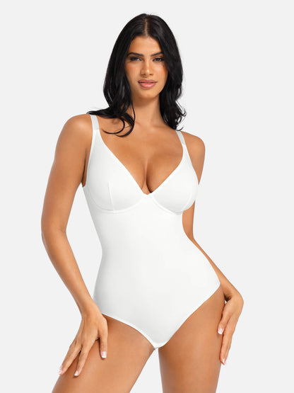 Body string gainant à col en V