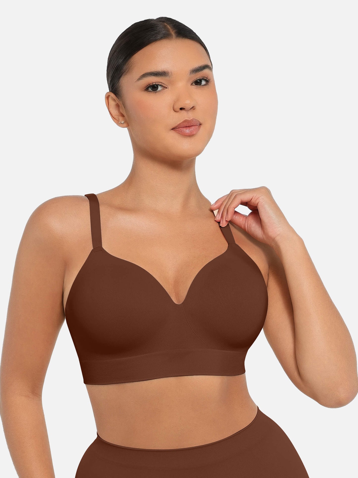 Wireless Push-Up Seamless Comfort Full Coverage Bra