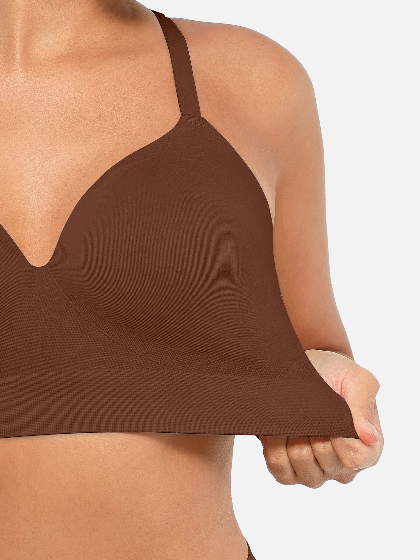 Wireless Push-Up Seamless Comfort Full Coverage Bra