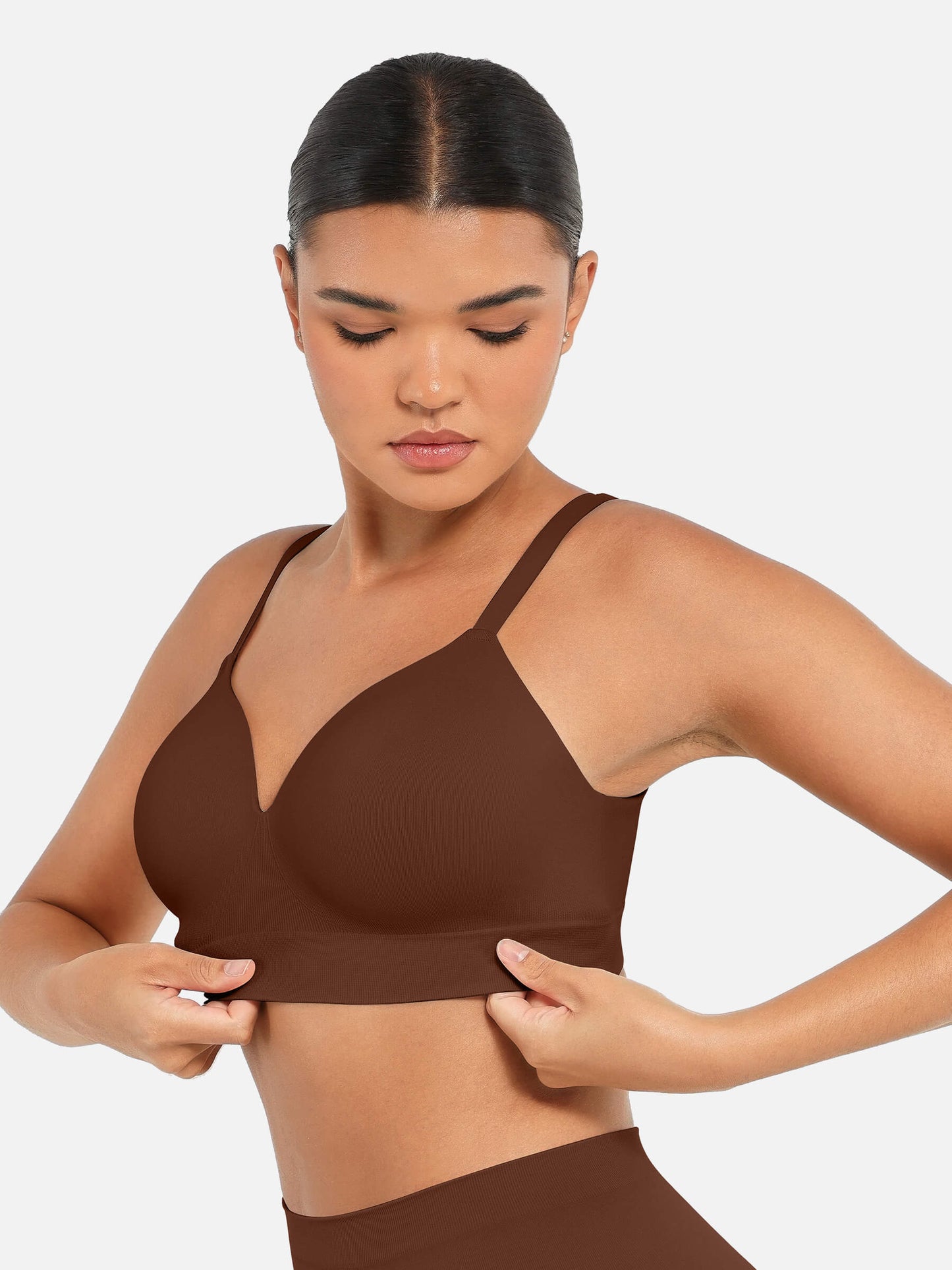 Wireless Push-Up Seamless Comfort Full Coverage Bra