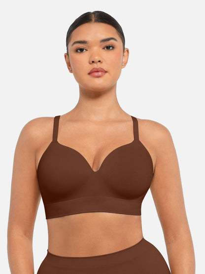 Wireless Push-Up Seamless Comfort Full Coverage Bra
