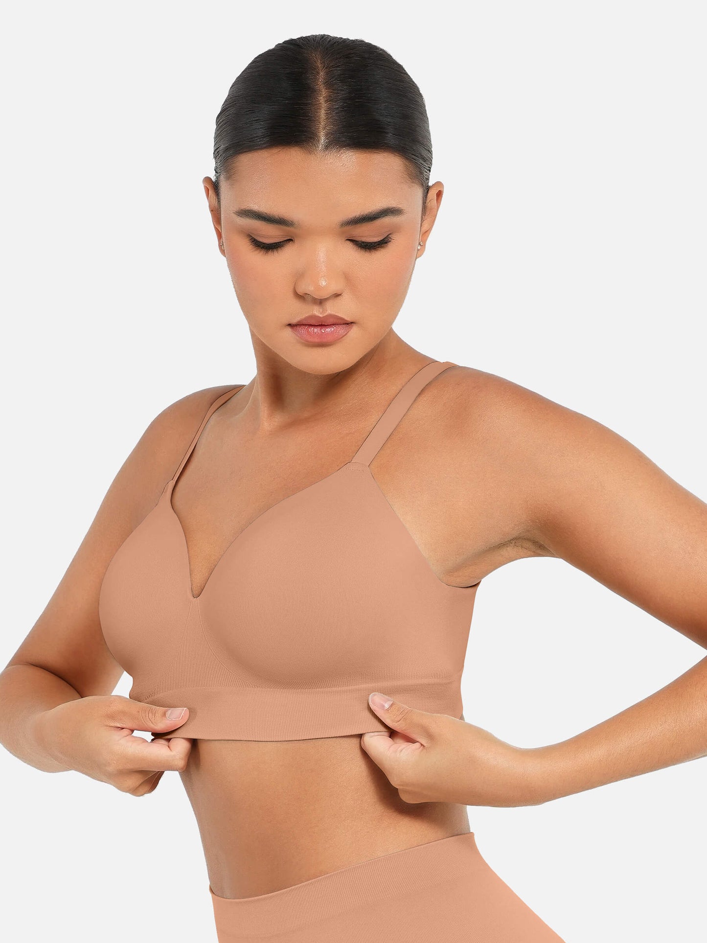 Wireless Push-Up Seamless Comfort Full Coverage Bra