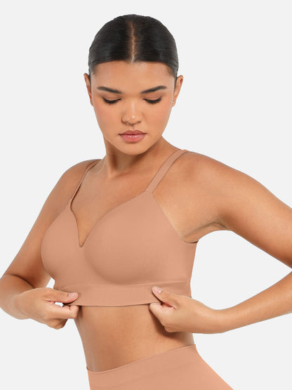 Wireless Push-Up Seamless Comfort Full Coverage Bra