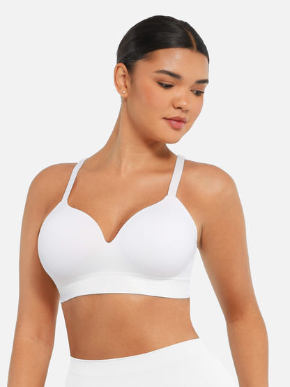 Wireless Push-Up Seamless Comfort Full Coverage Bra