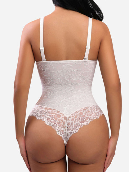 Low-back Ultra-versatile Lace Bodysuit