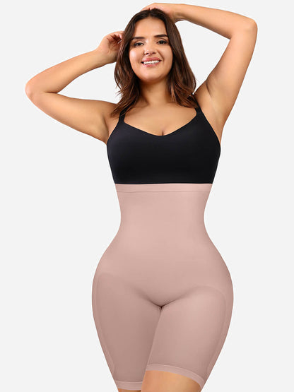 Nahtloser, offener Damen-Bauchkontroll-Bodysuit