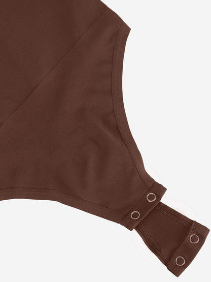 Nahtloser Oberbekleidungs-Tanga-Bodysuit zur Bauchkontrolle