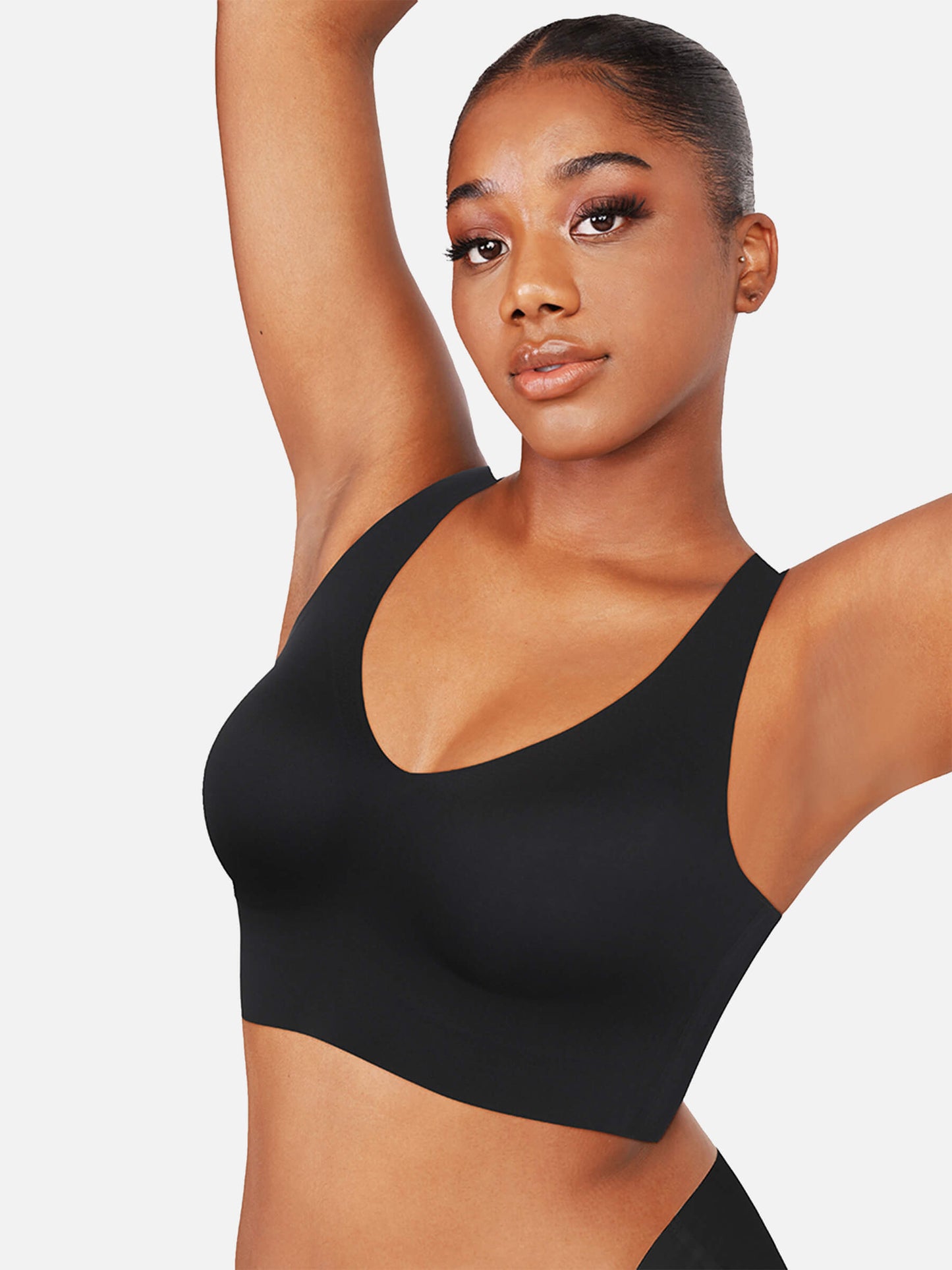 Soutien-gorge confort sans fil à col en V