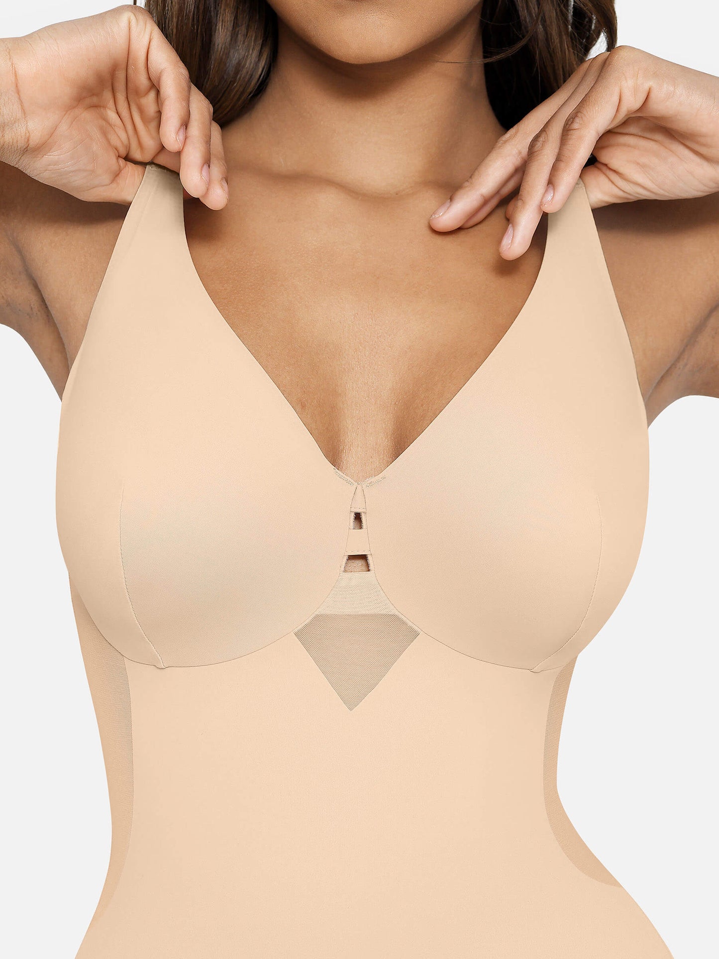 Shapewear gainant sans couture pour le contrôle des cuisses et le lifting des seins