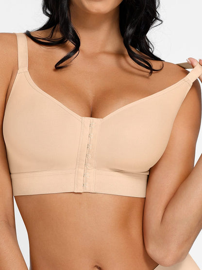 Post Surgery Full Coverage Compression Surgical Front Closure Mastectomy Bras